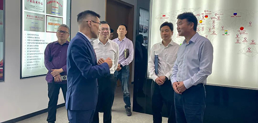 Warmly welcome Ying Guohua, Vice President of Zhejiang Council for the Promotion of International Tr